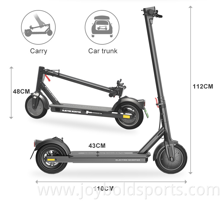 CE Certificate EU 7.5Ah 2 Wheels Electric Scooters Motorcycle With Electric Motor